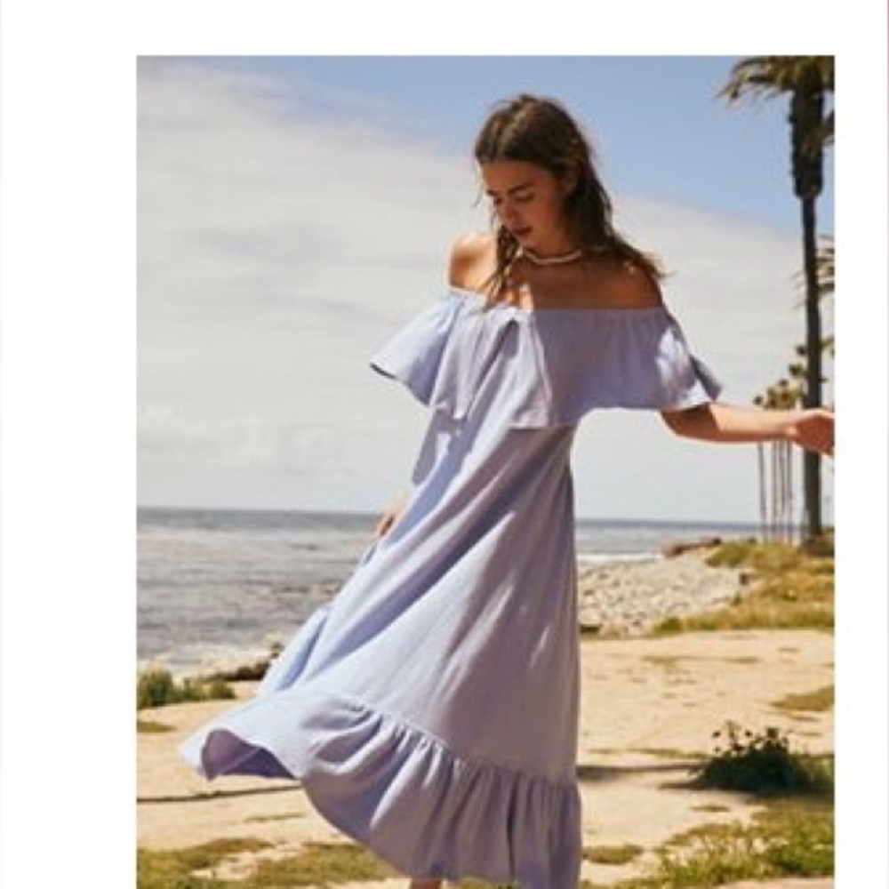 FP Movement by Free People Off-Shoulder Midi Dress